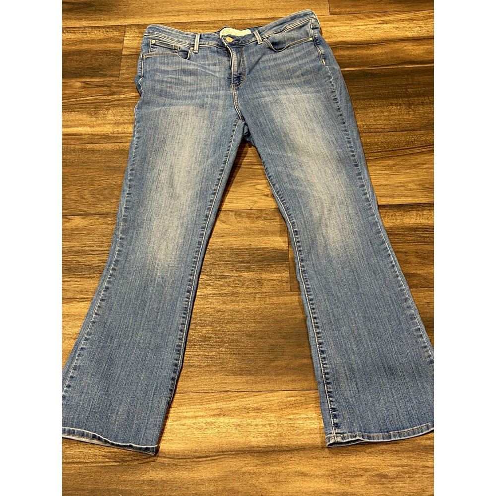 Signature by Levi Strauss & Co. Shaping Mid Rise Bootcut Jeans Blue 16